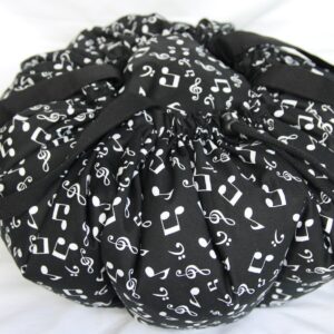 KOsCHino Kochkissen Musik auf Schwarz Klein