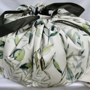 KOsCHino Kochkissen Edel mit Blattwerk UNIKAT Groß mit Schutzsäckchen