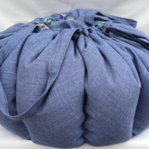 KOsCHino Kochkissen Jeansblau Groß