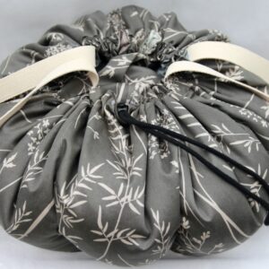 KOsCHino Kochkissen Grau mit Gräsern Groß