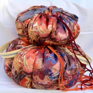 KOsCHino Kombination Violet/Orange/Gold Groß und Mini