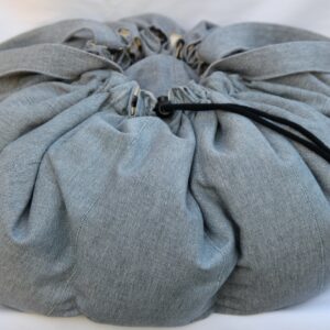 KOsCHino Kochkissen Leinenstruktur Grau Groß