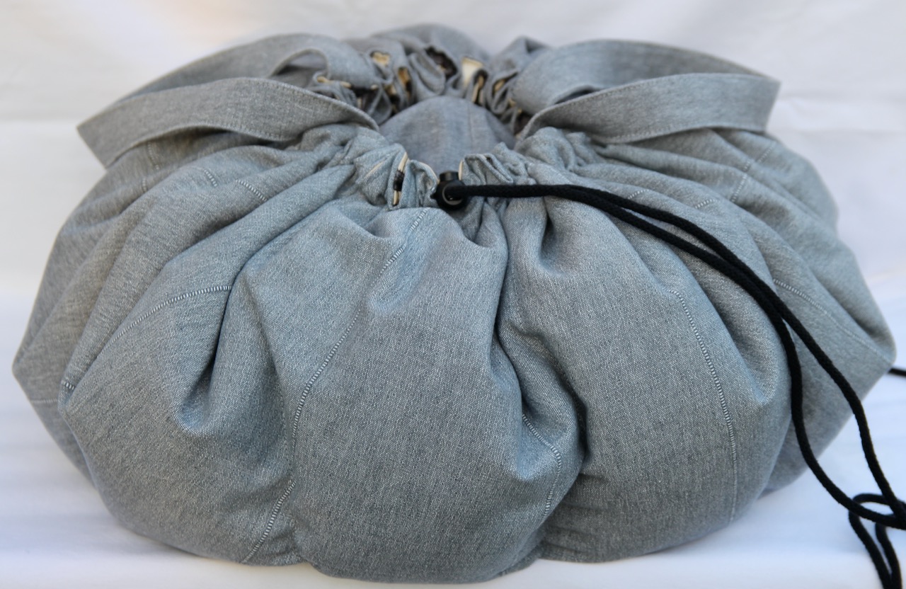 KOsCHino Kochkissen Leinenstruktur Grau Groß